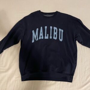 Brandy Melville Navy Crewneck Sweater